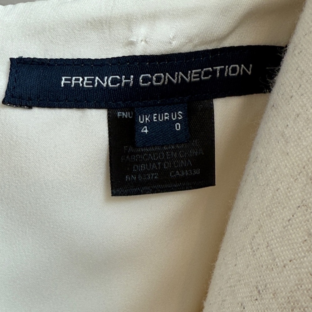 French Connection Cream Mini Dress - Picture 3 of 5